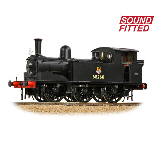 Bachmann 31-069SF - NER E (J71) Tank 68260 BR Black (Early Emblem) - SOUND FITTED