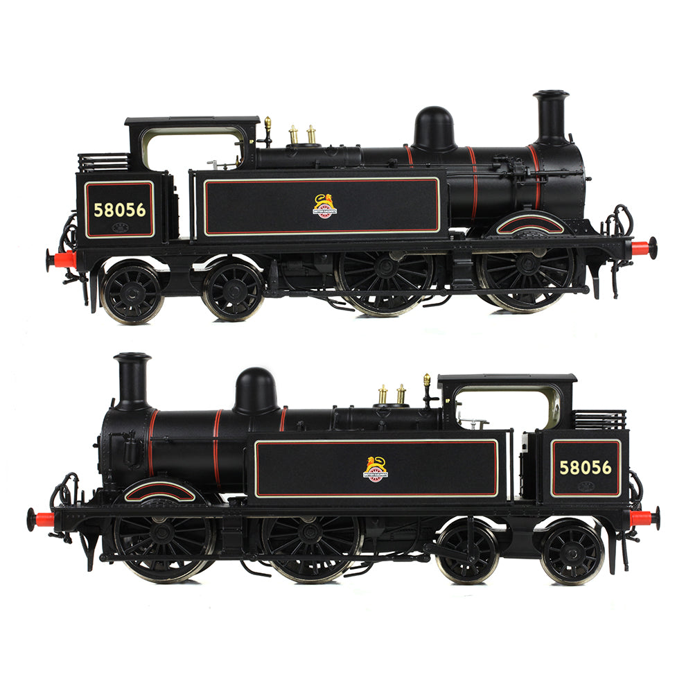 Bachmann 31-742B - MR 1532 (1P) Tank 58056 BR Lined Black (Early Emblem)