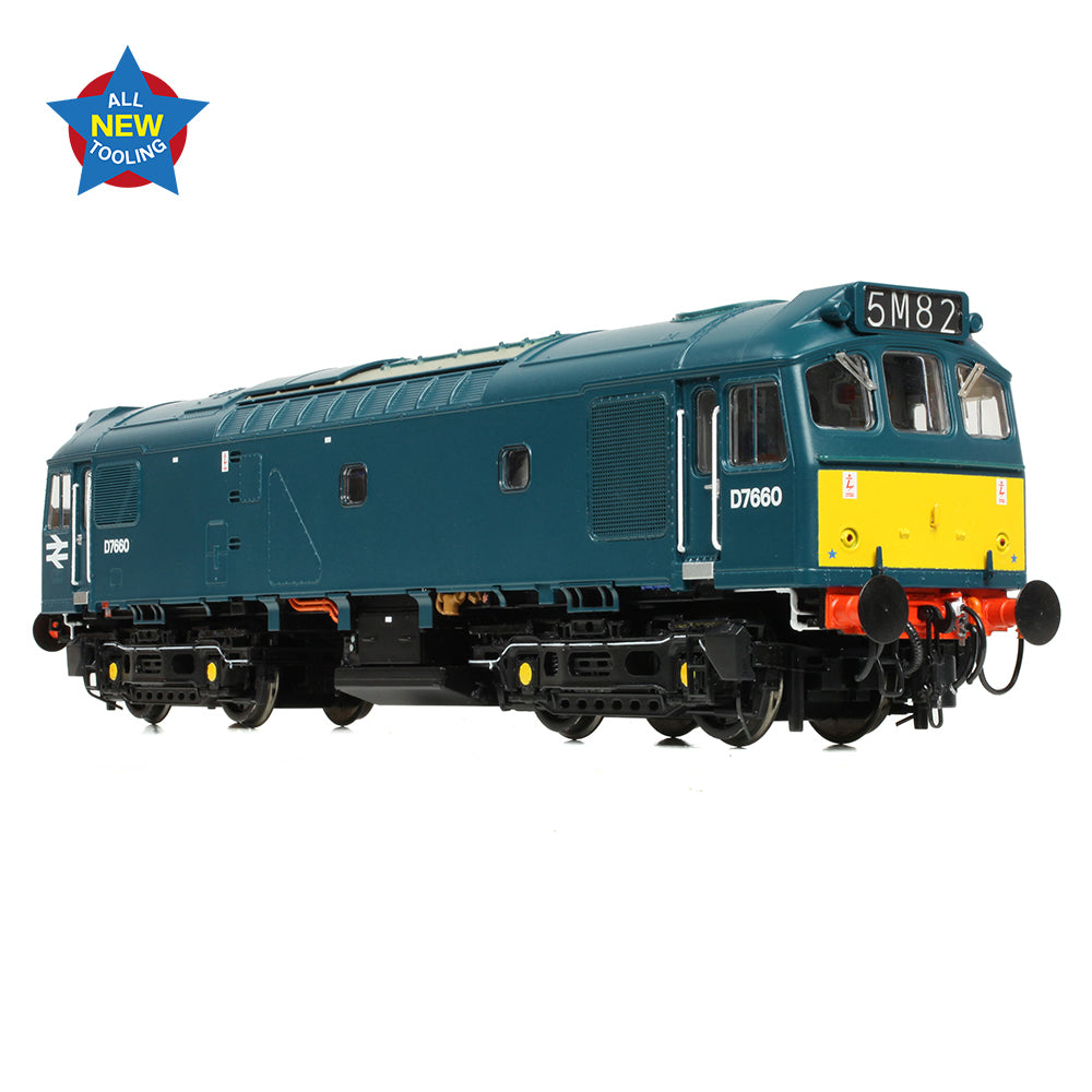 Bachmann 32-333 - Class 25/3 D7660 BR Blue (Small Yellow Panels)