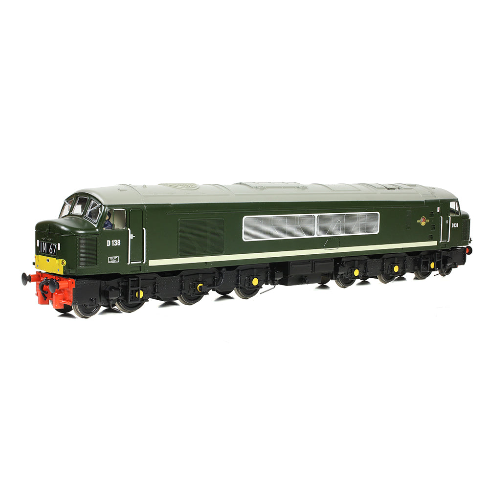 Bachmann 32-702A - Class 46 D138 BR Green (Small Yellow Panels)