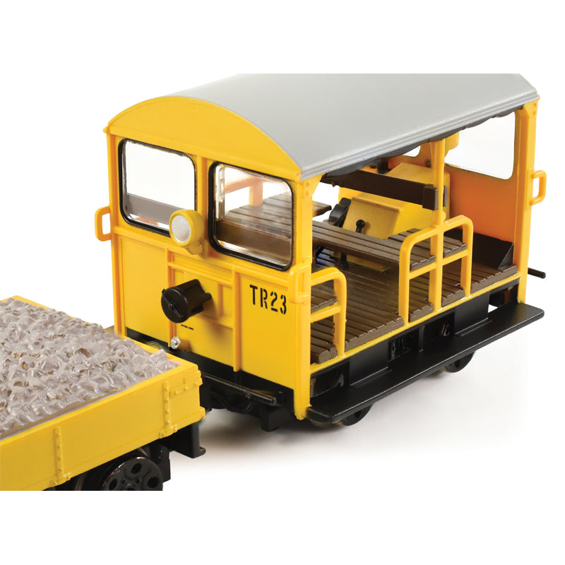 Bachmann 32-993A - Wickham Type 27 Trolley Car BR Departmental Yellow (Wasp Stripes)