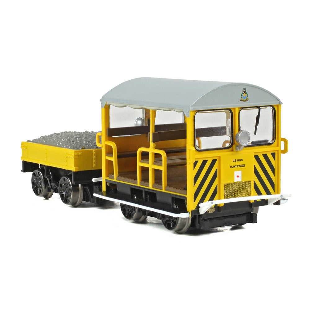 Bachmann 32-993A - Wickham Type 27 Trolley Car BR Departmental Yellow (Wasp Stripes)