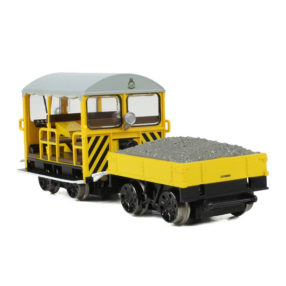 Bachmann 32-993A - Wickham Type 27 Trolley Car BR Departmental Yellow (Wasp Stripes)