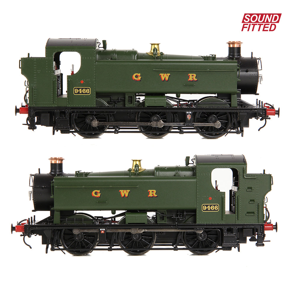 Bachmann 35-025BSF - 94XX Class Pannier Tank 9466 GWR Green SOUND FITTED