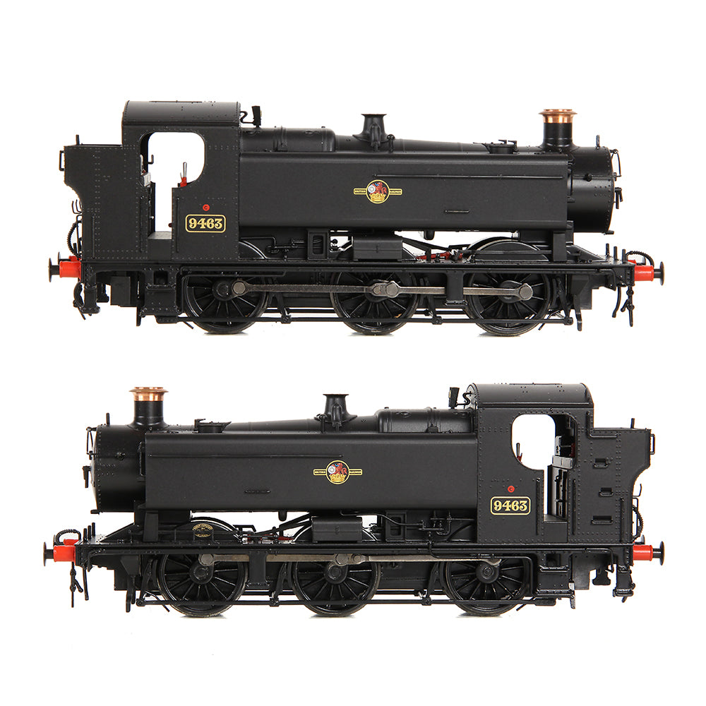 Bachmann 35-027A - 94XX Class Pannier Tank 9463 BR Black Late Crest
