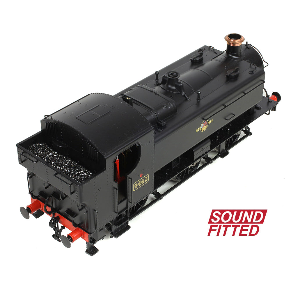 Bachmann 35-027ASF - 94XX Class Pannier Tank 9463 BR Black Late Crest SOUND FITTED