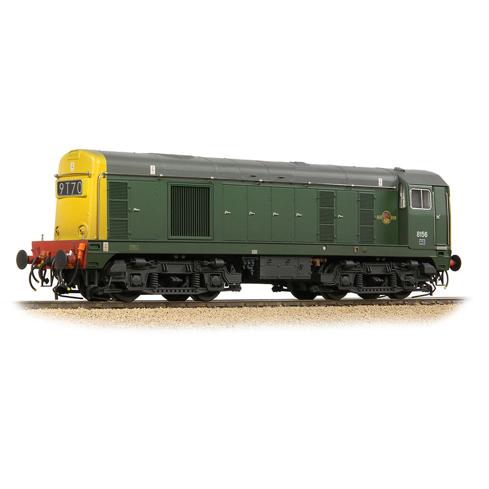 Bachmann 35-360 - Class 20/0 8156 BR Green (Full Yellow Ends) (Weathered)