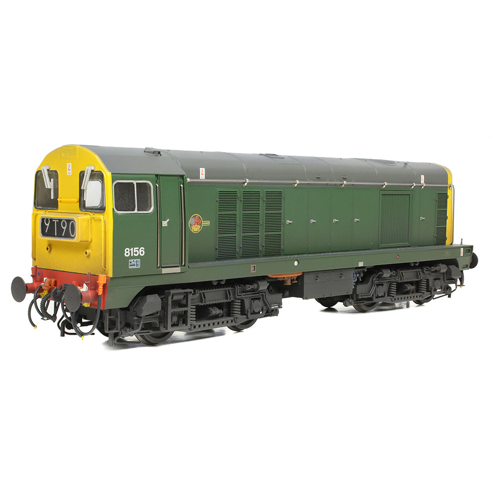 Bachmann 35-360 - Class 20/0 8156 BR Green (Full Yellow Ends) (Weathered)