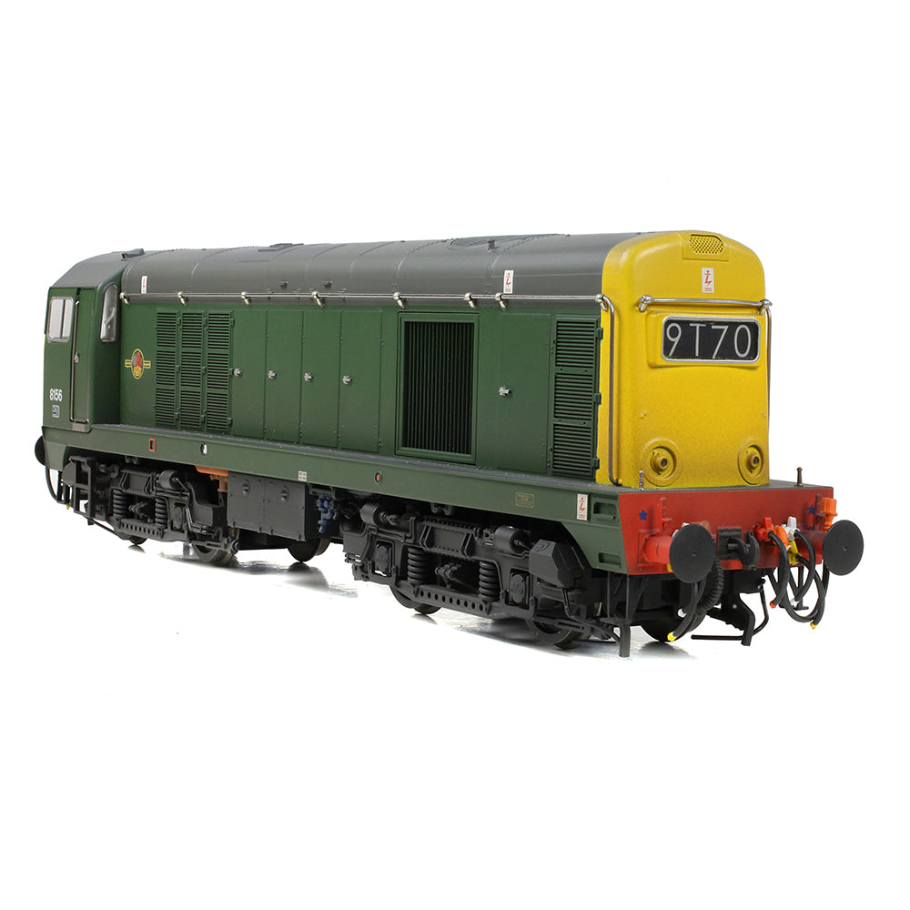 Bachmann 35-360 - Class 20/0 8156 BR Green (Full Yellow Ends) (Weathered)
