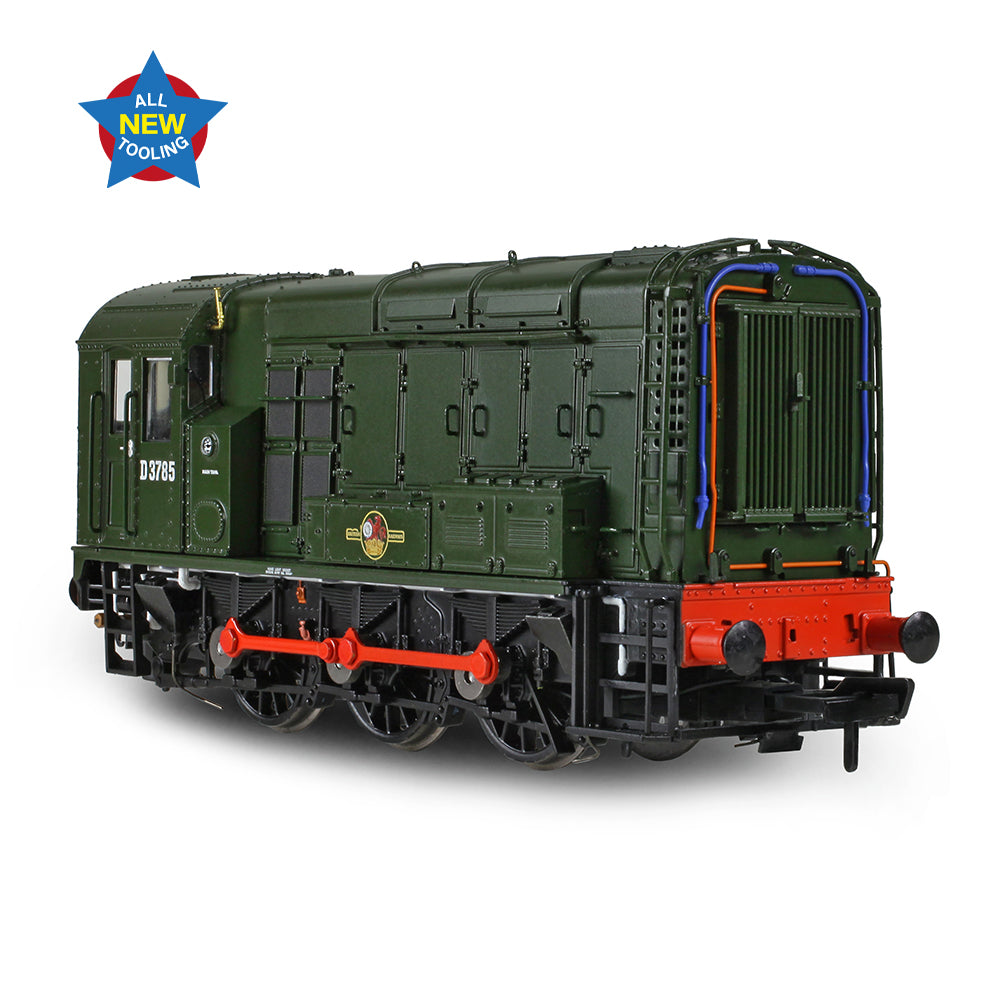 Bachmann 35-901 - Class 08 D3785 BR Green (Late Crest)