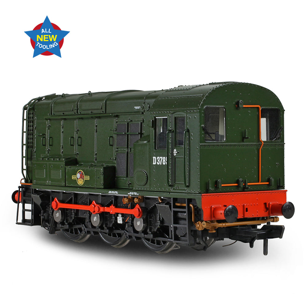 Bachmann 35-901 - Class 08 D3785 BR Green (Late Crest)