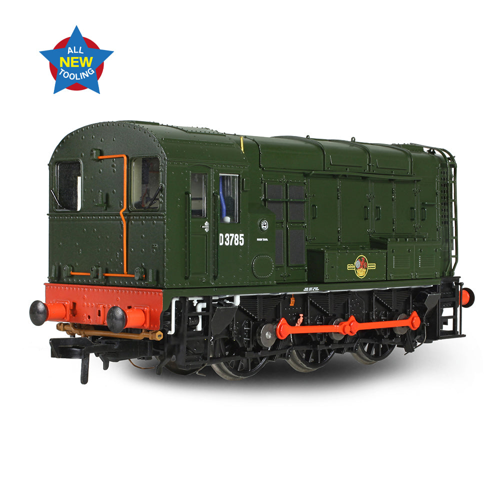 Bachmann 35-901 - Class 08 D3785 BR Green (Late Crest)