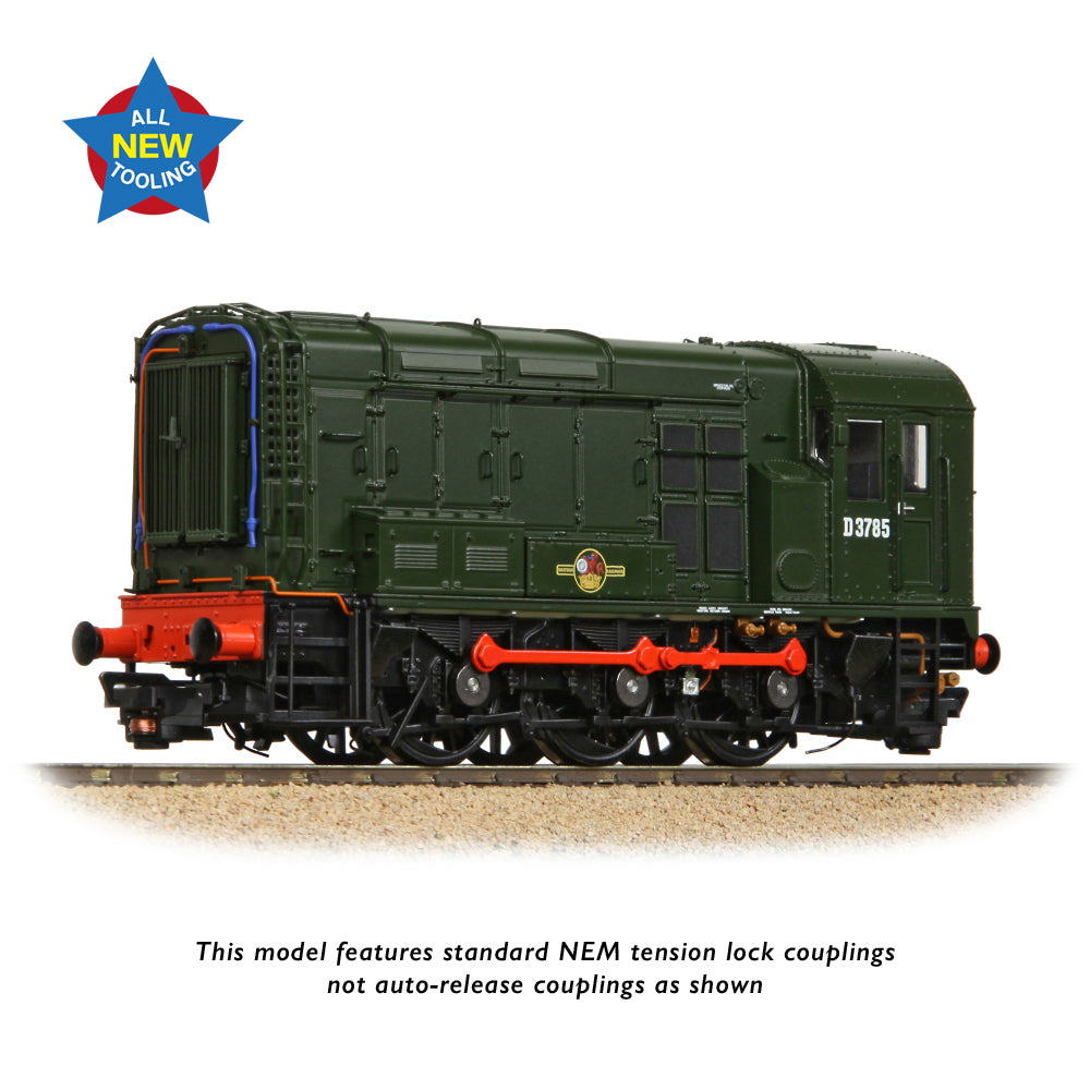 Bachmann 35-901 - Class 08 D3785 BR Green (Late Crest)