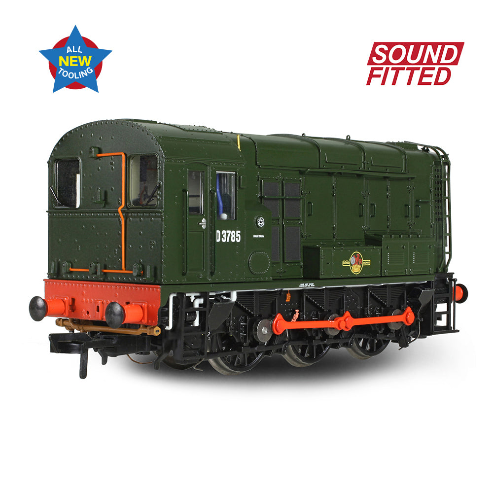 Bachmann 35-901SF - Class 08 D3785 BR Green (Late Crest)