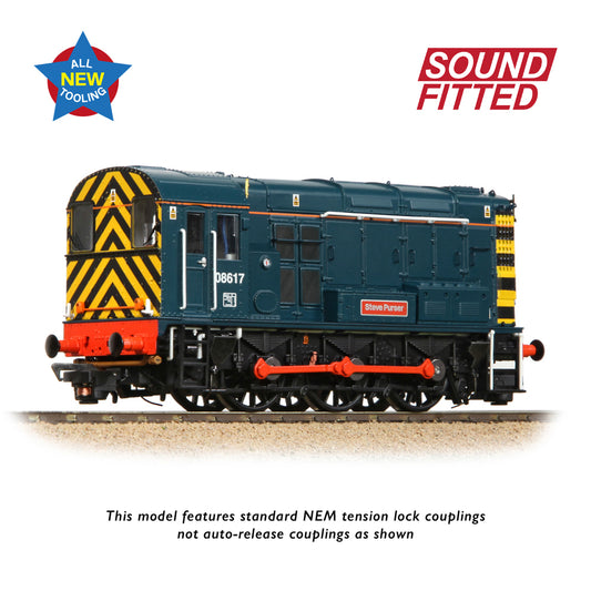 Bachmann 35-921SF - Class 09 09009 BR Blue (Wasp Stripes)