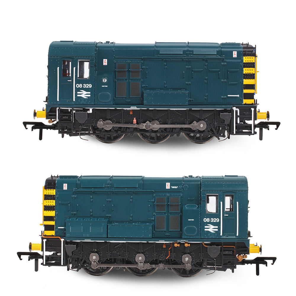Bachmann 35-925SF - Class 08 08329 BR Blue (Wasp Stripes)