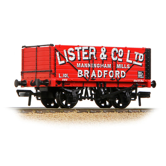 Bachmann 37-094 - 7 Plank End Door Wagon 'Lister & Co. Ltd' Red