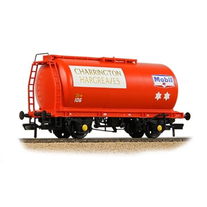 Bachmann 37-592 - BR 45T Class B TTA Tank Wagon 'Charrington Hargreaves/Mobil' Red