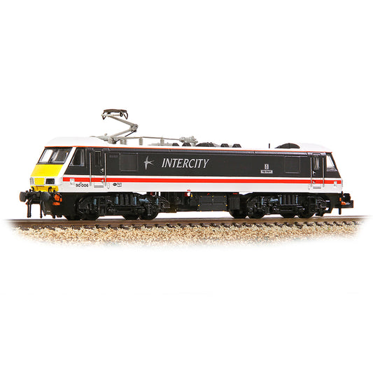 Graham Farish 371-780A - Class 90/0 90006 'High Sheriff' BR Intercity (Swallow)