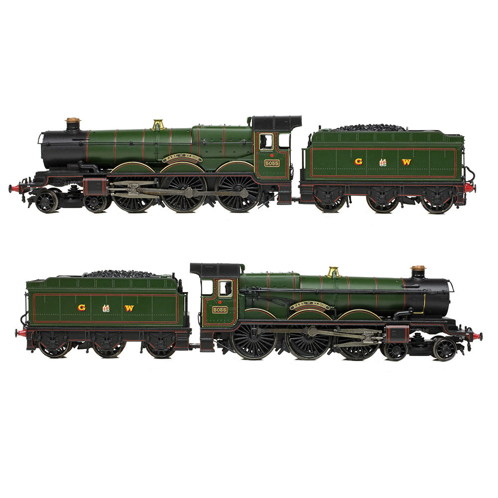 Graham Farish 372-034 - GWR 4073 'Castle' 5055 'Earl of Eldon' GWR Lined Green (GW Crest)