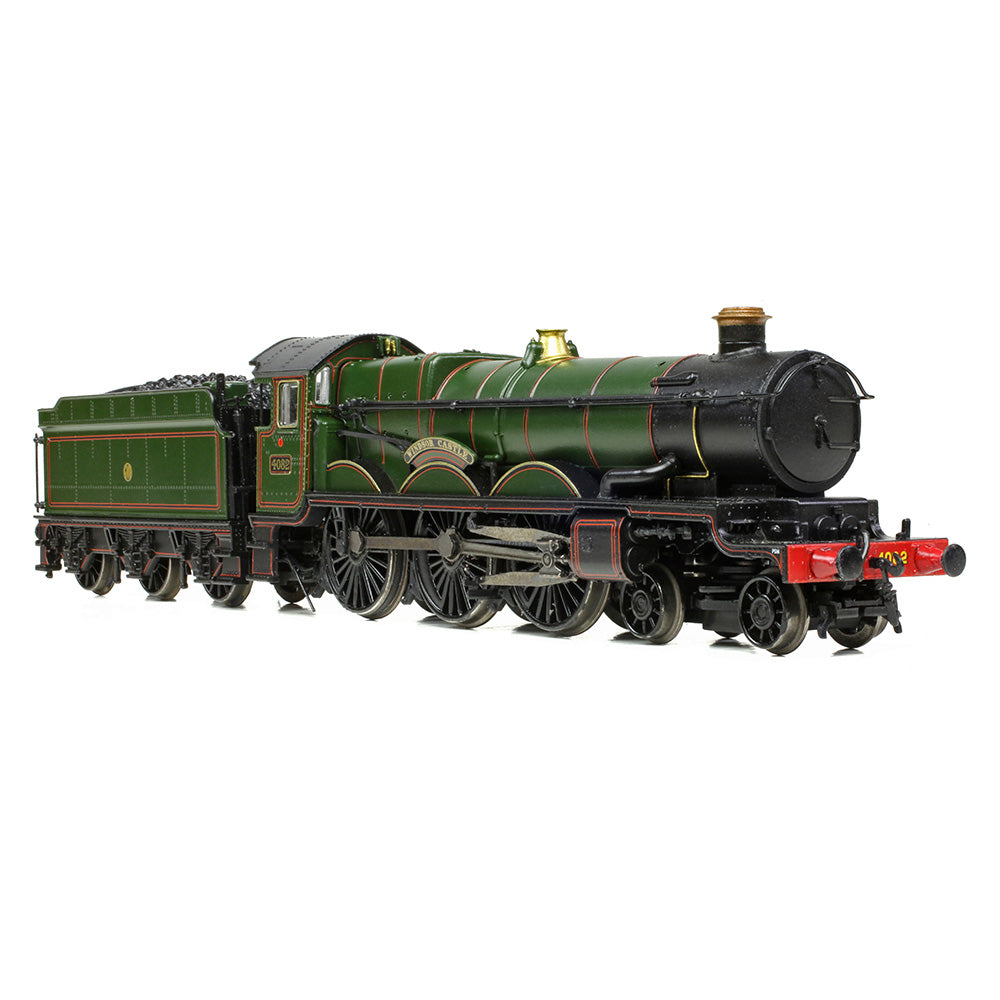Graham Farish 372-035 - GWR 4073 'Castle' 4082 'Windsor Castle' GWR Lined Green (Shirtbutton)