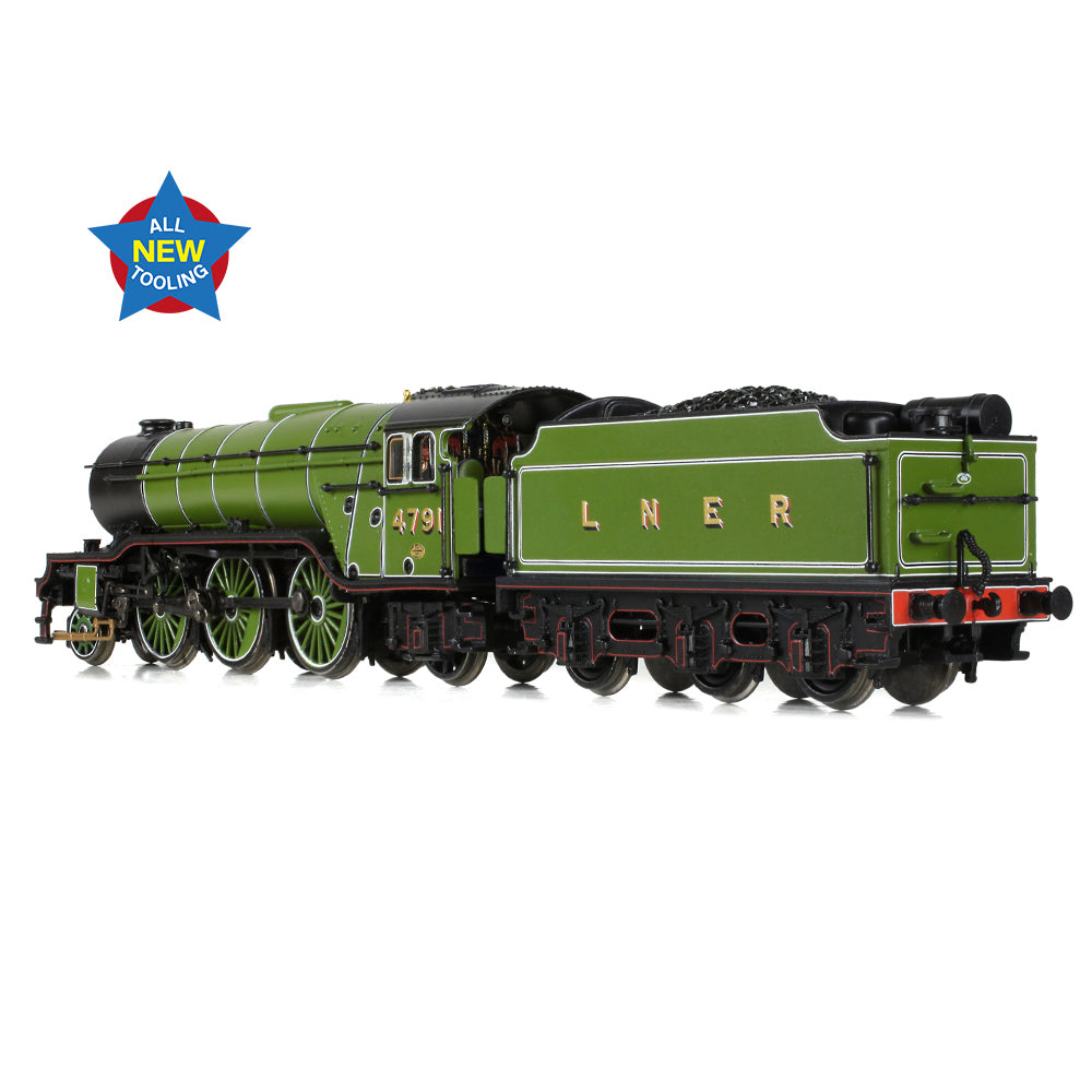 Graham Farish 372-610 - LNER V2 4791 LNER Lined Green (Original)