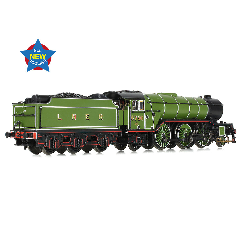 Graham Farish 372-610 - LNER V2 4791 LNER Lined Green (Original)