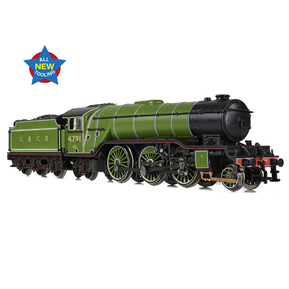 Graham Farish 372-610 - LNER V2 4791 LNER Lined Green (Original)