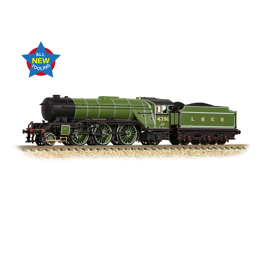 Graham Farish 372-610 - LNER V2 4791 LNER Lined Green (Original)