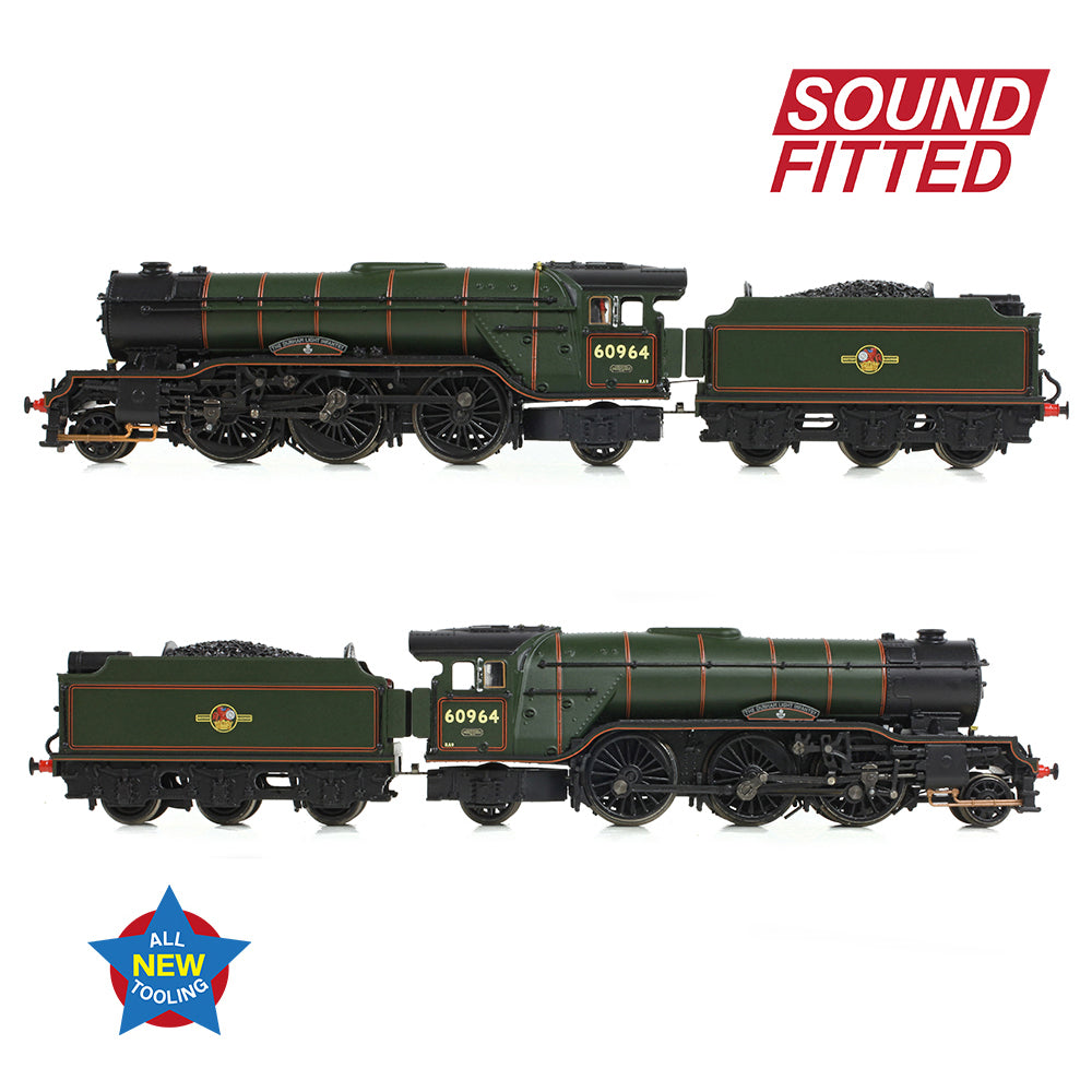Graham Farish 372-613SF - LNER V2 60964 'Durham Light Infantry' BR Lined Green (Late Crest)