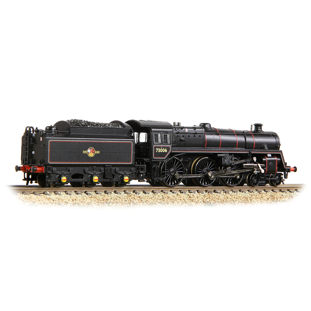 Graham Farish 372-729A - BR Standard Class 5MT 73006 BR Lined Black Late Crest