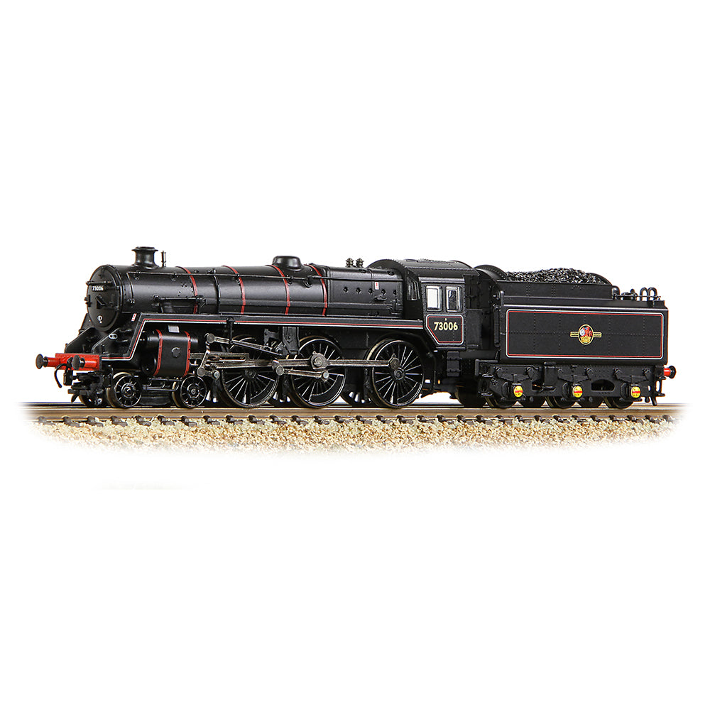 Graham Farish 372-729A - BR Standard Class 5MT 73006 BR Lined Black Late Crest