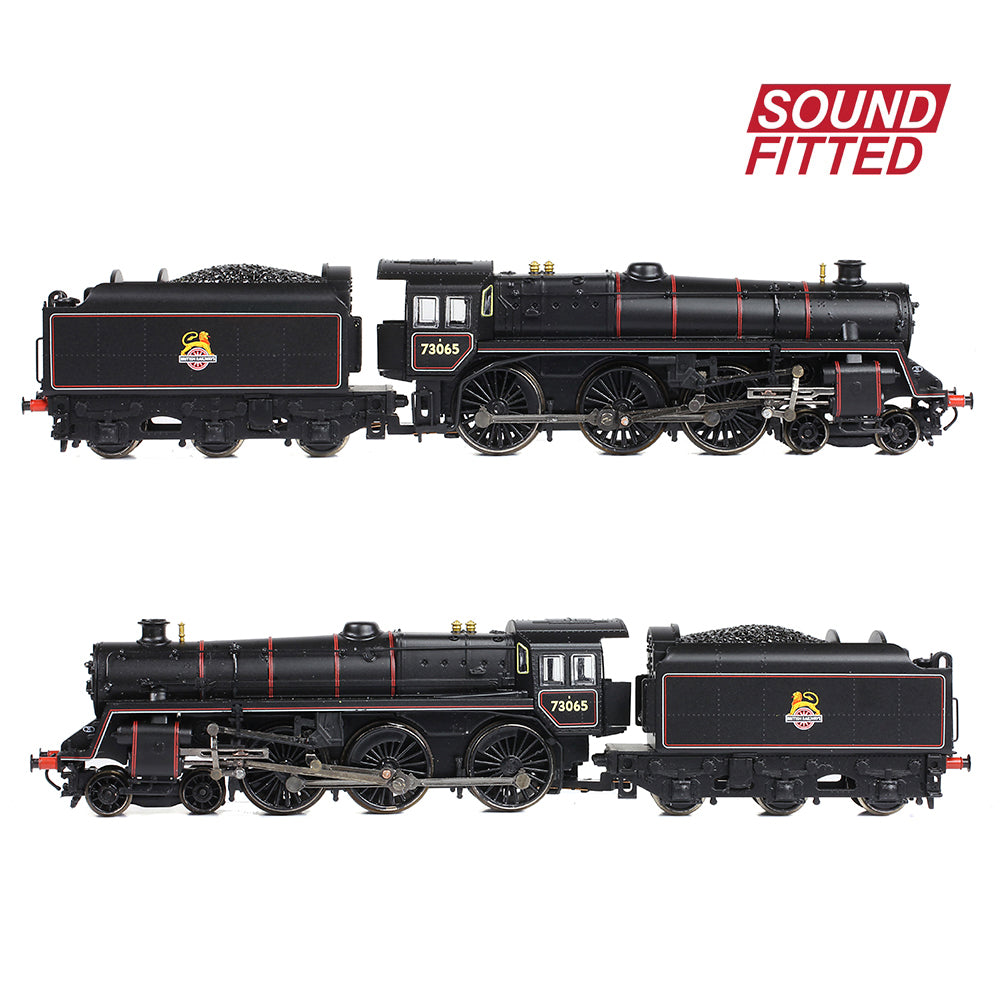 Graham Farish 372-730ASF - BR Standard Class 5MT 73069 BR Lined Black Early Emblem (SOUND FITTED)