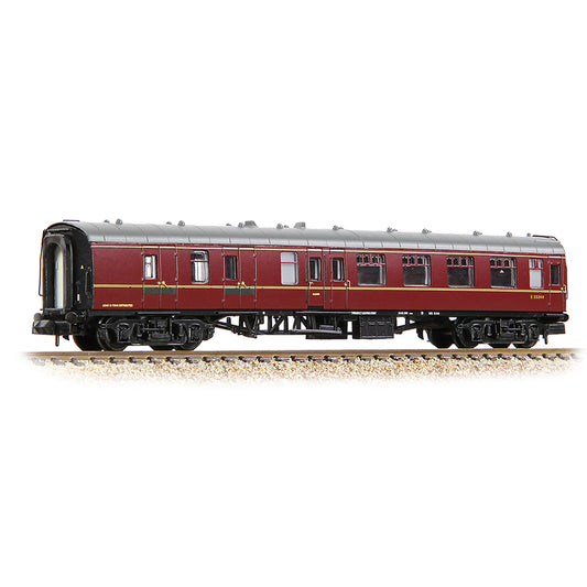 Graham Farish 374-187E - BR Mk1 BSK Brake Second Corridor Coach BR Maroon