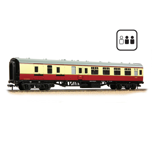Bachmann 39-077GPF - BR Mk1 BSK Brake Second Corridor BR Crimson & Cream [Passengers Fitted]