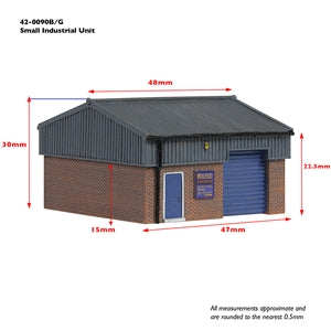Graham Farish (Scenecraft) 42-0090B - Small Industrial Unit Blue