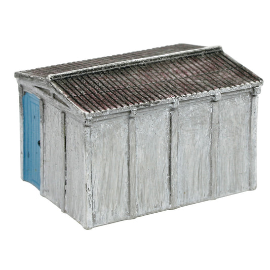 Graham Farish (Scenecraft) 42-036 - Sectional Lineside Hut - Blue Door