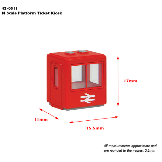 Graham Farish (Scenecraft) 42-0511 - Platform Ticket Kiosk