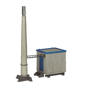 Bachmann 44-0195B - GSM-R Telecom Cabin & Monopole - Blue