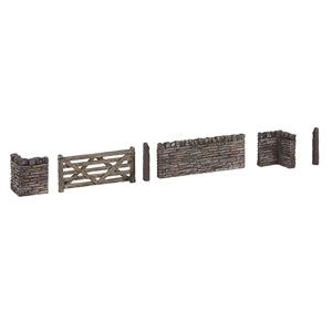 Bachmann (Scenecraft) 44-0538 - Slate Walling and Gates