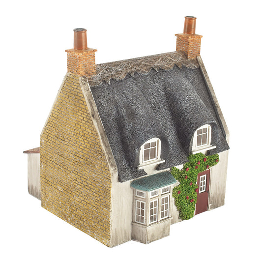 Bachmann 44-122 - Thatched Cottage - Honey Stone & Red Door
