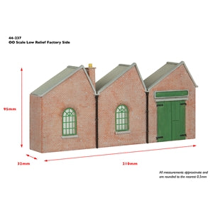 Bachmann 44-237 - Low Relief Factory Side