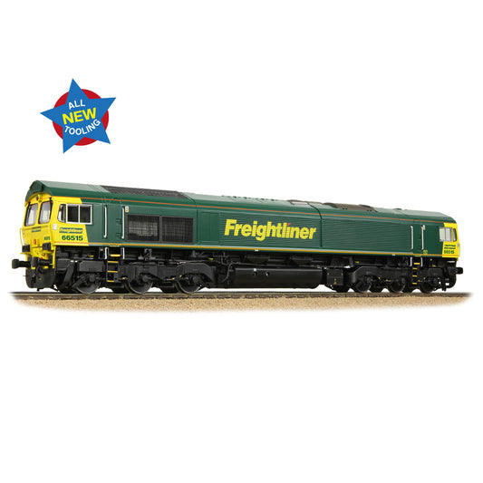 Bachmann 50-001 - Class 66/5 66515 Freightliner Green