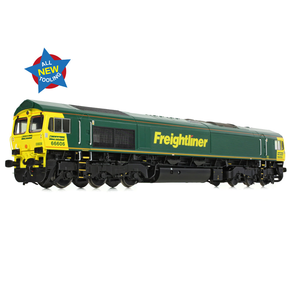 Bachmann 50-002 - Class 66/6 66606 Freightliner Green