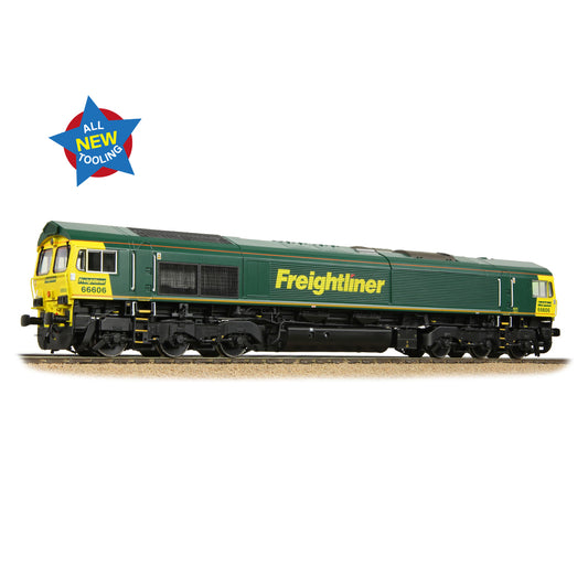Bachmann 50-002 - Class 66/6 66606 Freightliner Green