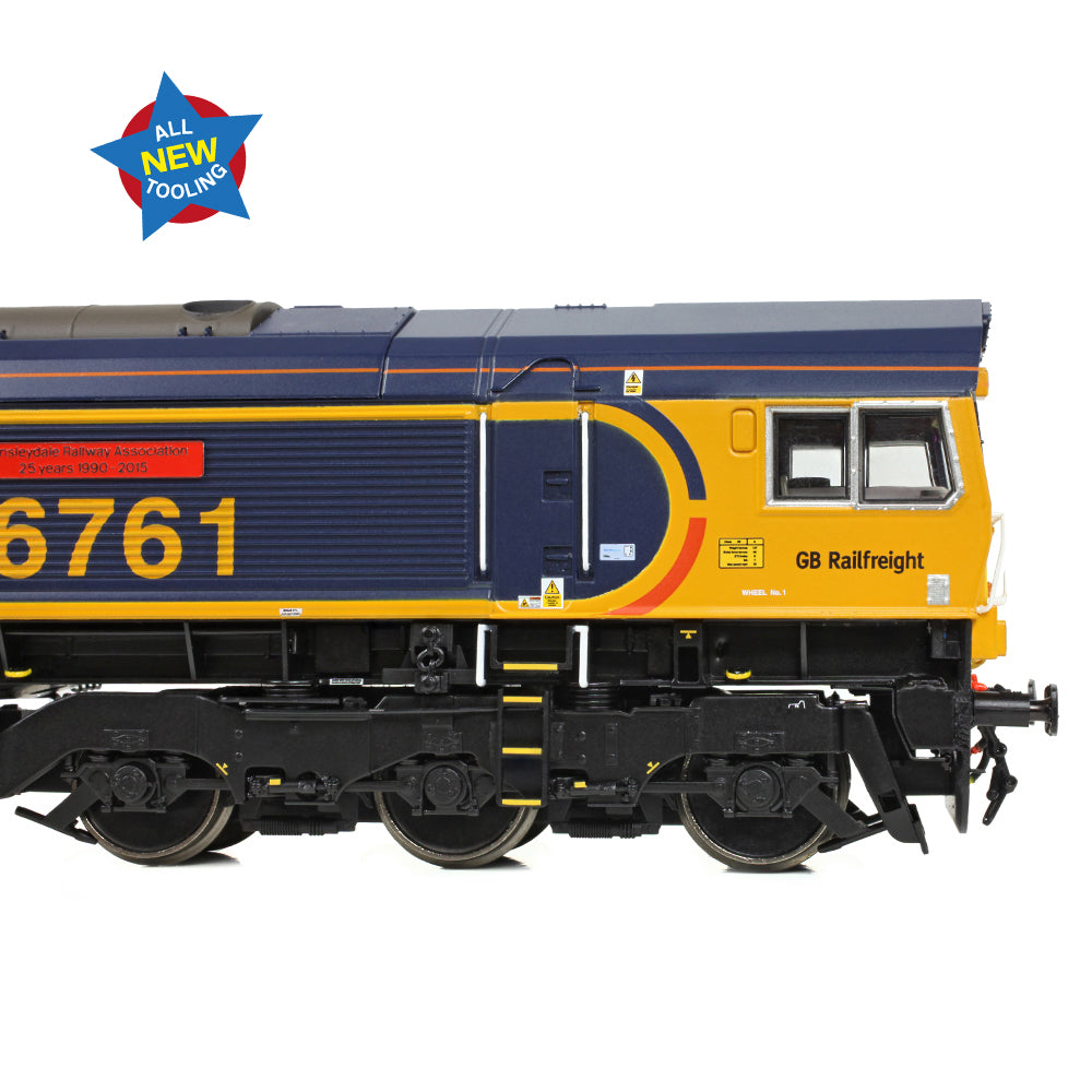 Bachmann 50-003 - Class 66/7 66761 'Wensleydale Railway Association' GBRf Europorte