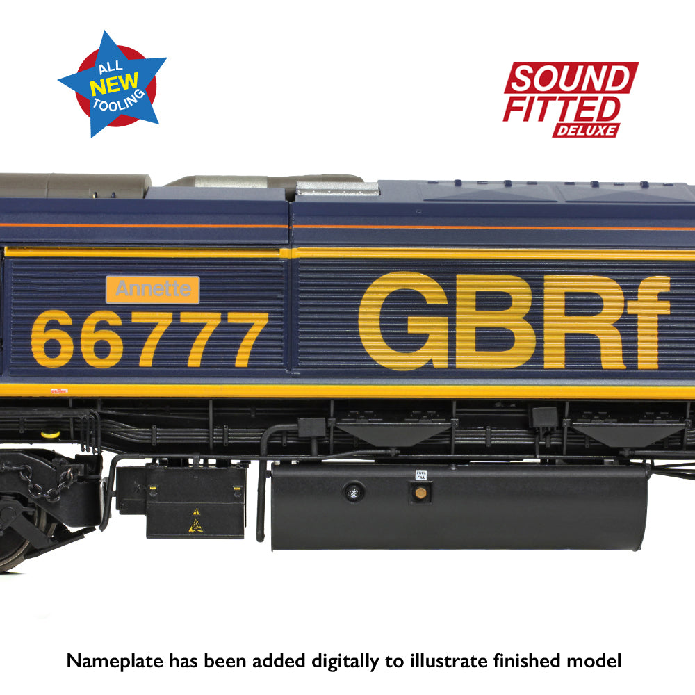 Bachmann 50-003ASFX - Class 66/7 66777 'Annette' GBRf Europorte (SOUND FITTED DELUXE)