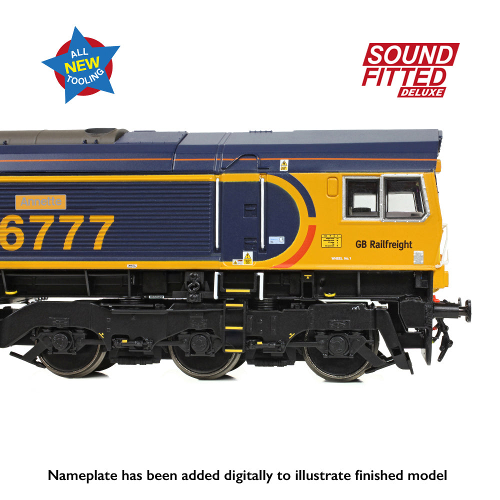 Bachmann 50-003ASFX - Class 66/7 66777 'Annette' GBRf Europorte (SOUND FITTED DELUXE)