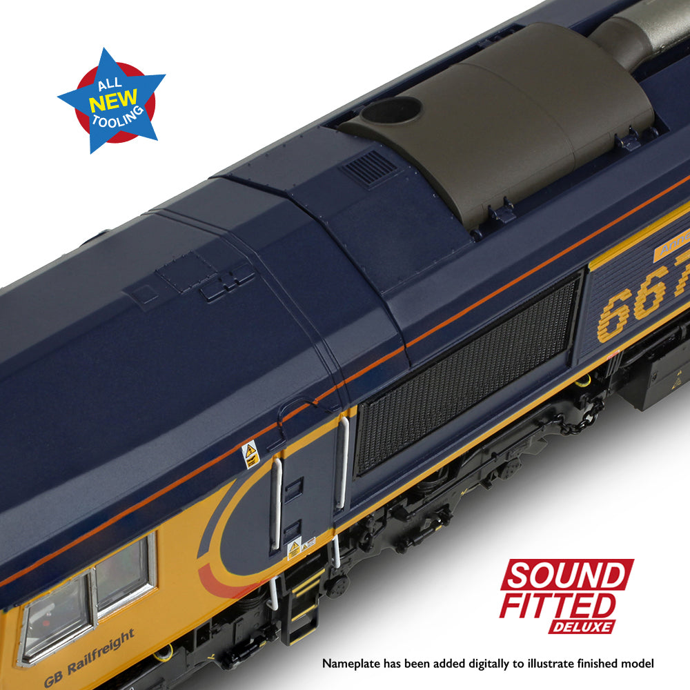 Bachmann 50-003ASFX - Class 66/7 66777 'Annette' GBRf Europorte (SOUND FITTED DELUXE)