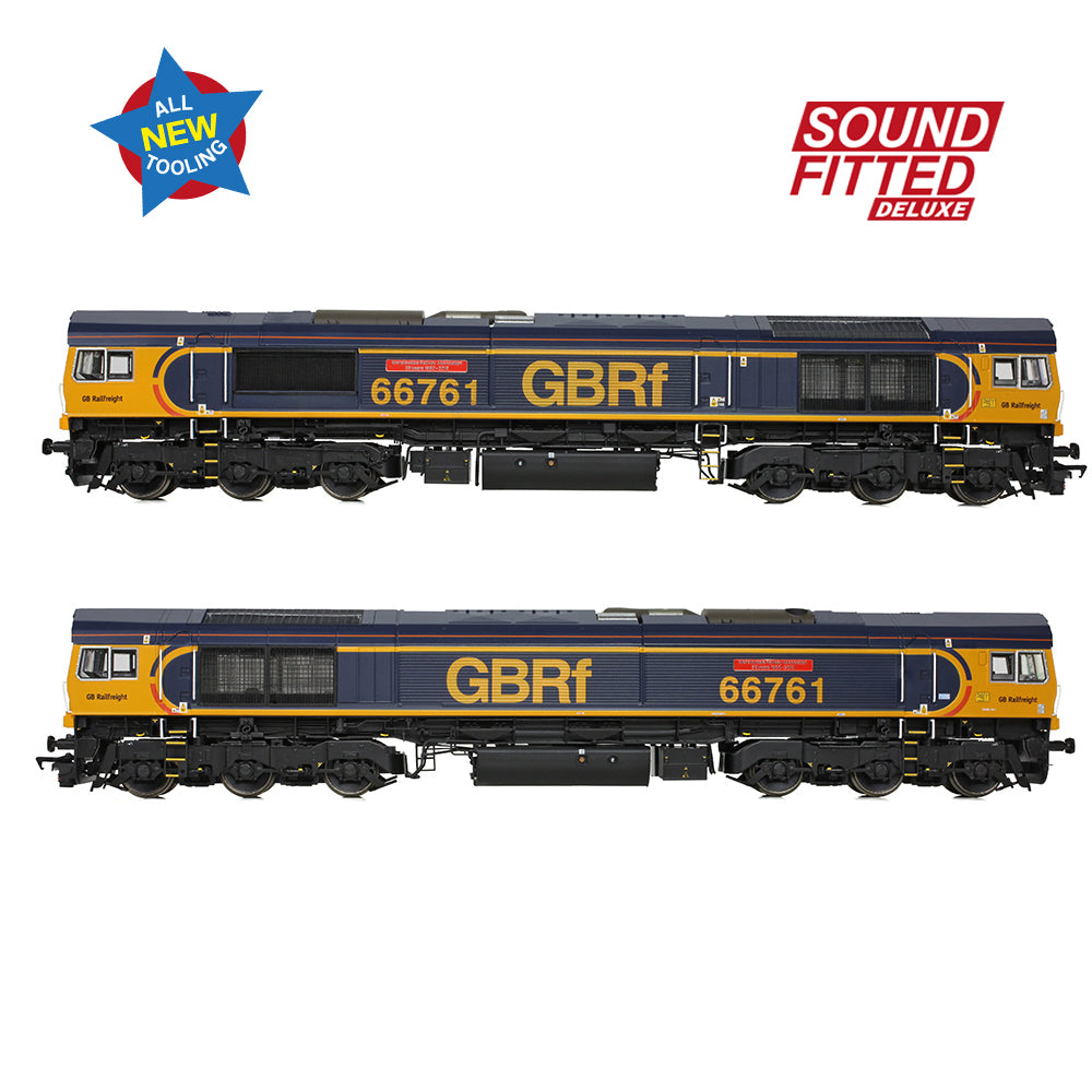 Bachmann 50-003SFX - Class 66/7 66761 'Wensleydale Railway Association' GBRf Europorte (SOUND FITTED DELUXE)